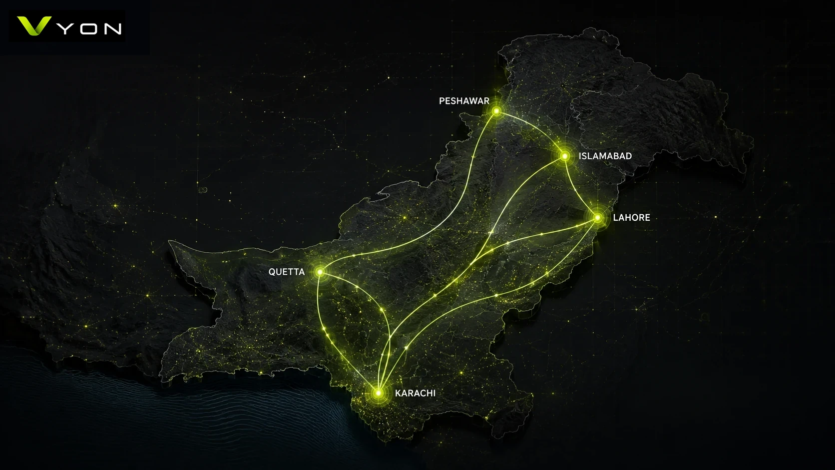 VYON Pakistan network concept