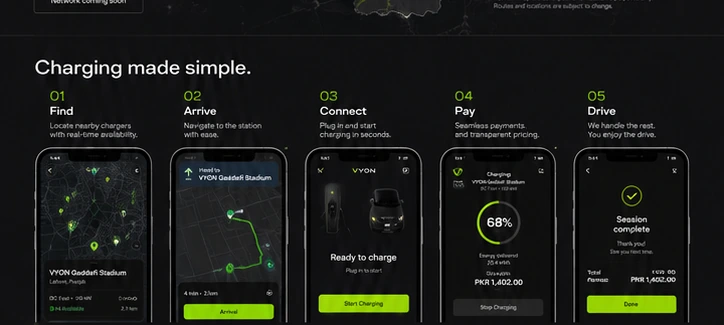 VYON app screen concept